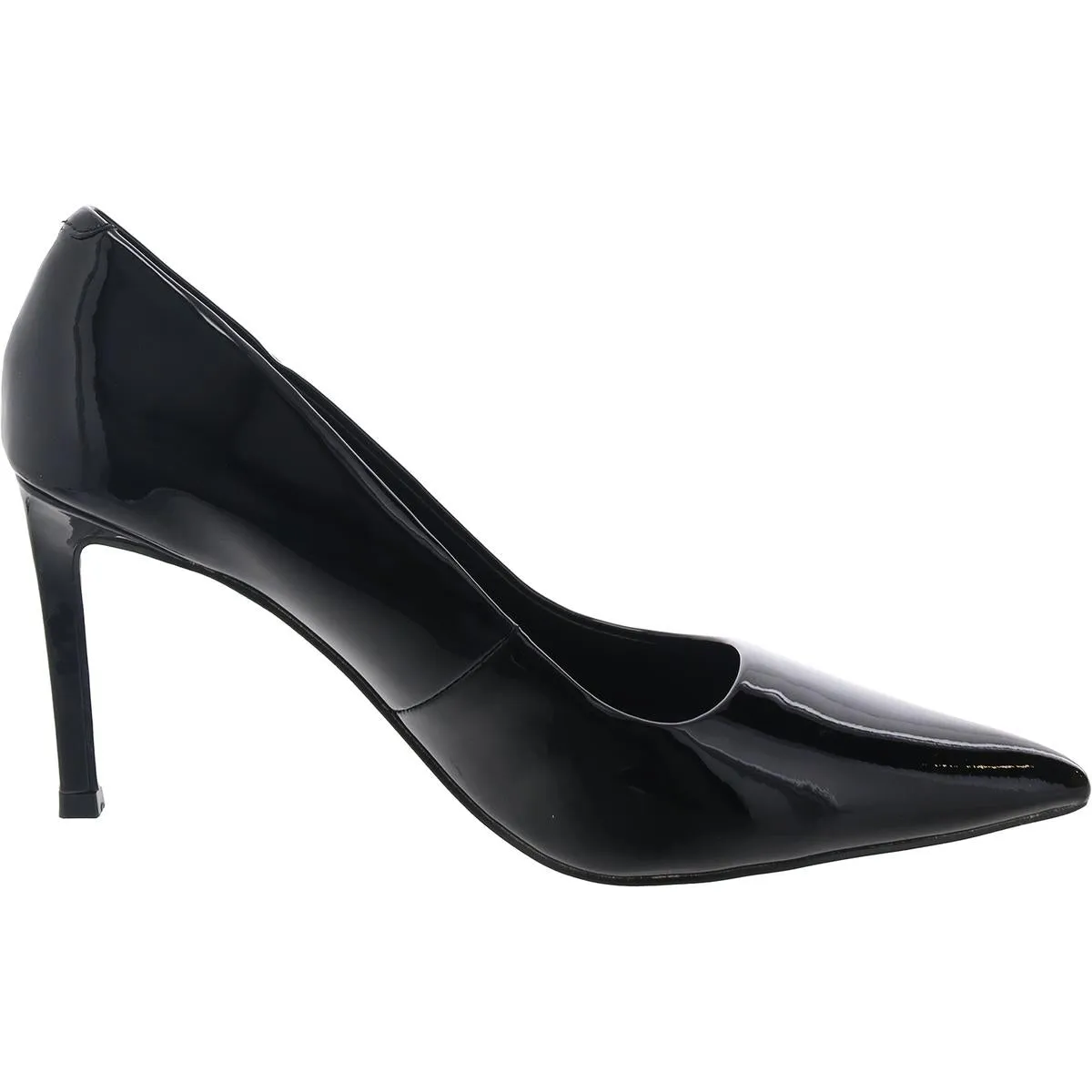 Priscilla Womens Padded Insole Patent Leather Pumps