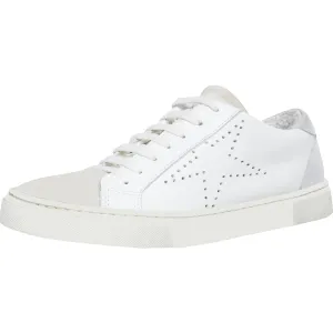 REZZA Womens Mixed Media Distressed Sneakers
