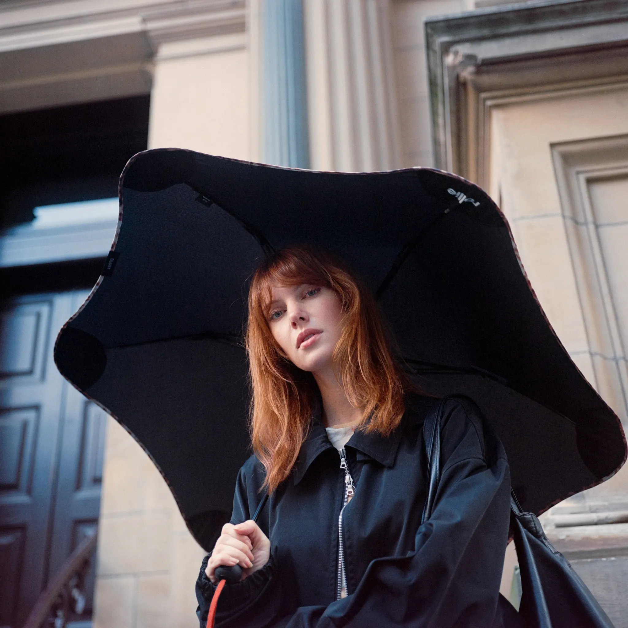 Rollie x Blunt Metro Umbrella Black/Leopard