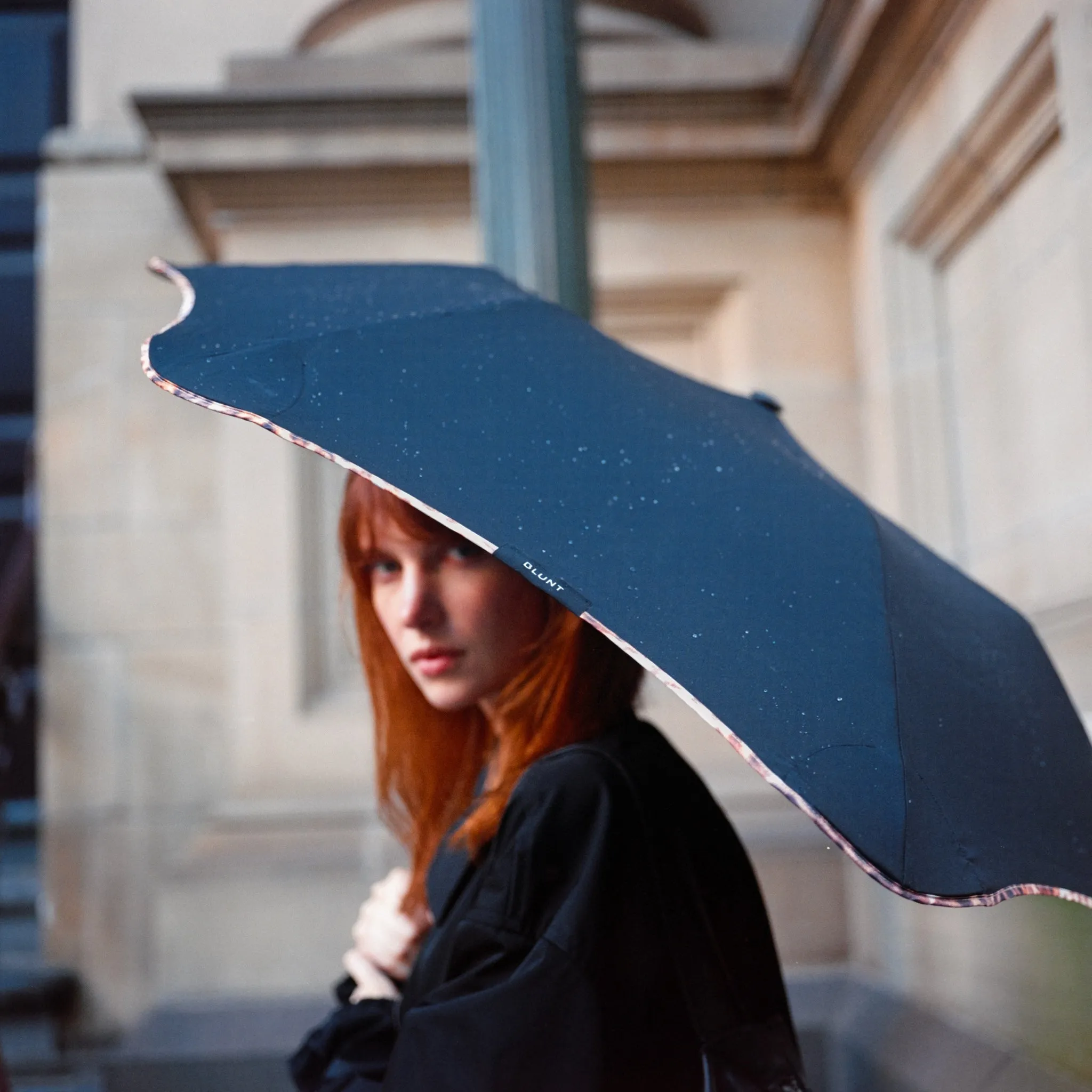 Rollie x Blunt Metro Umbrella Black/Leopard