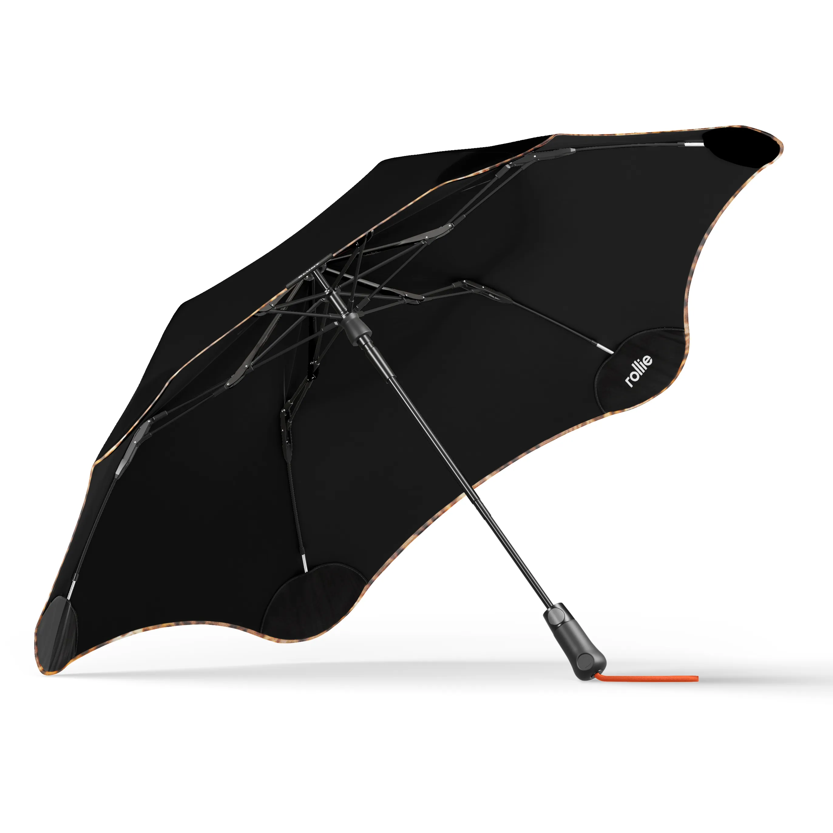 Rollie x Blunt Metro Umbrella Black/Leopard
