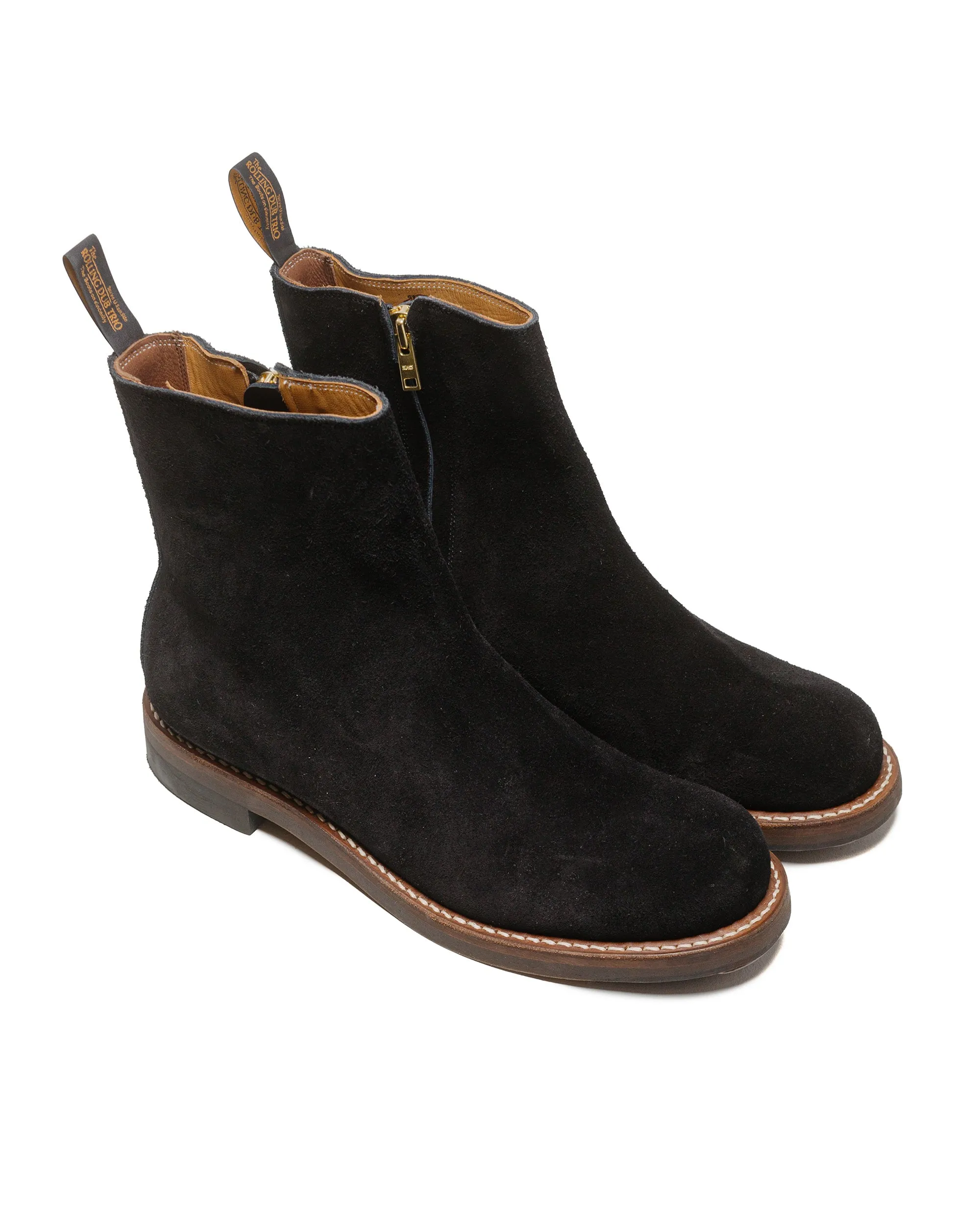 Rolling Dub Trio Casper Black Oil Suede