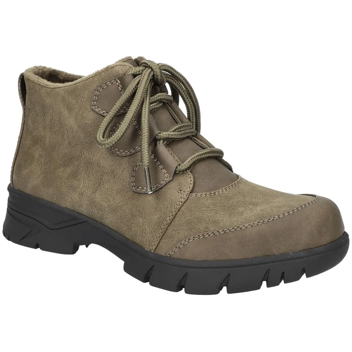 Ronnie Womens Faux Suede Cozy Booties