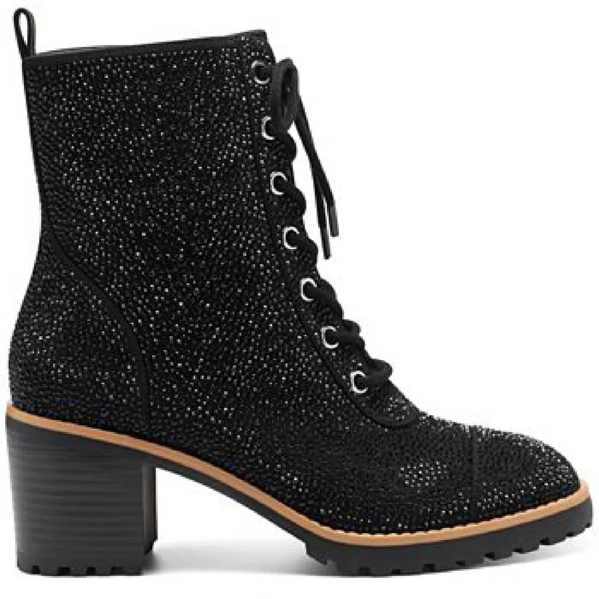Samira 2 Womens Rhinestone Almond Toe Mid-Calf Boots