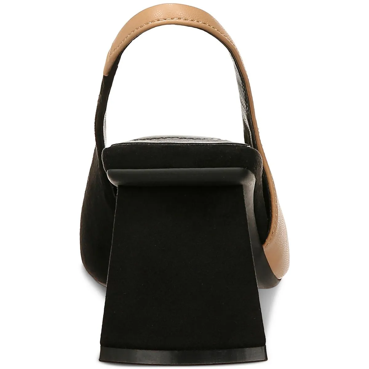 Sarafina Womens Faux Leather Stretch Slingback Heels