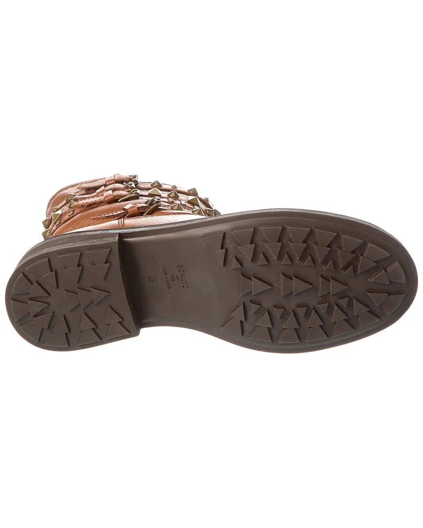 SCHUTZ Luizia Leather Bootie