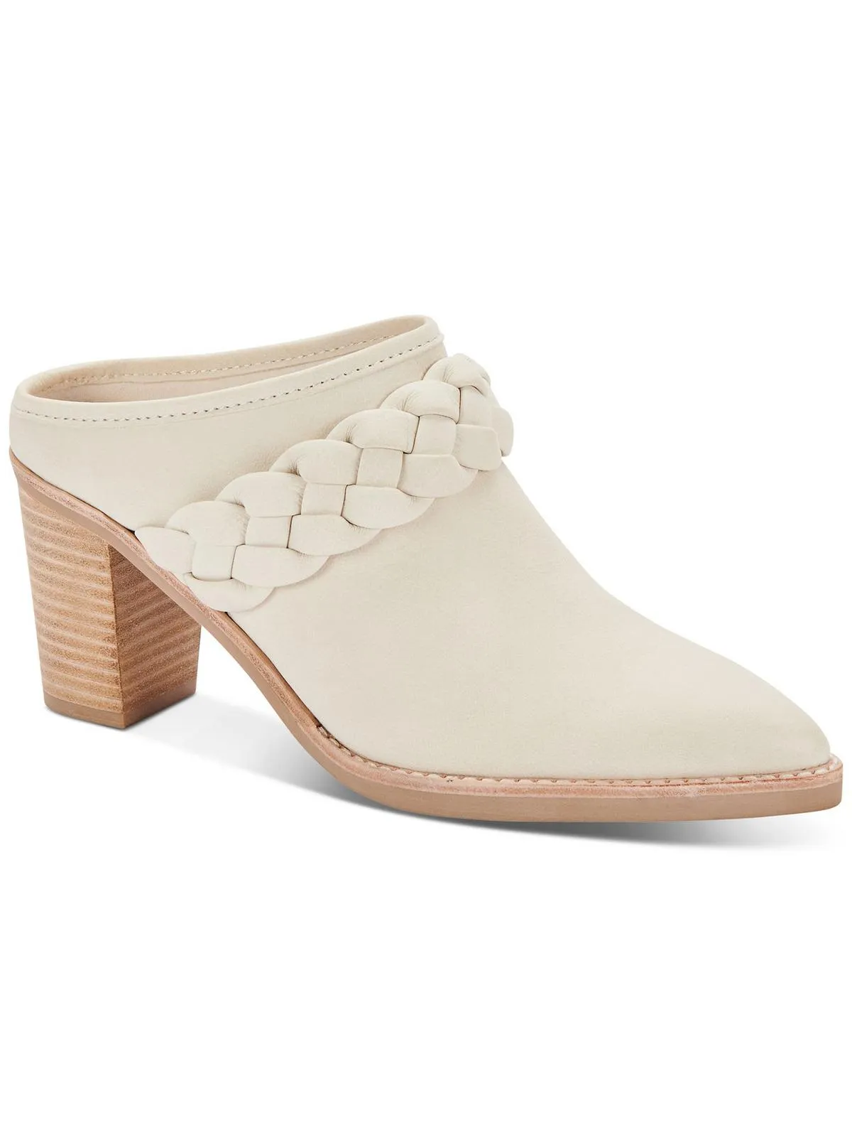 Serla Womens Suede Pointed Toe Mules