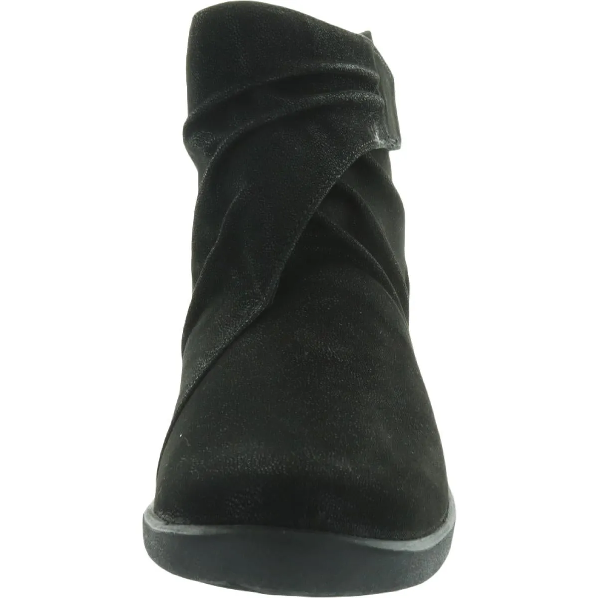Sillian Tana Womens Faux Leather Ankle Booties