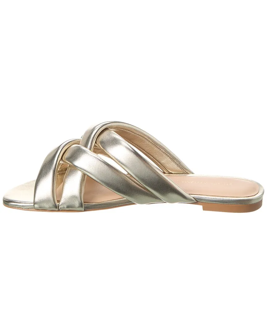 Stuart Weitzman Crossover Leather Slide