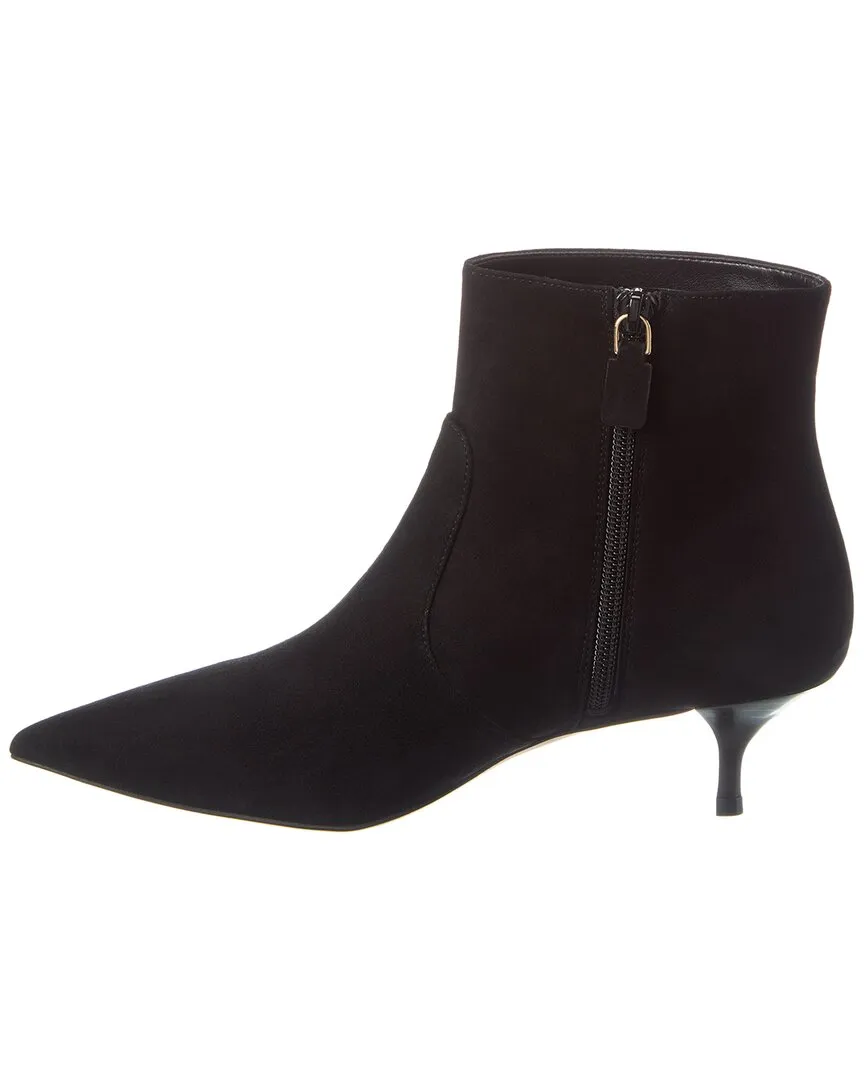 Stuart Weitzman Mara 50 Zip Suede Bootie
