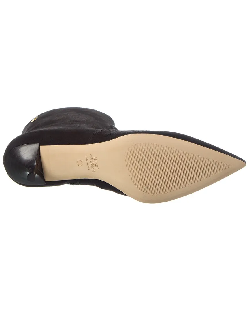 Stuart Weitzman Mara 50 Zip Suede Bootie