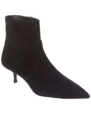 Stuart Weitzman Mara 50 Zip Suede Bootie
