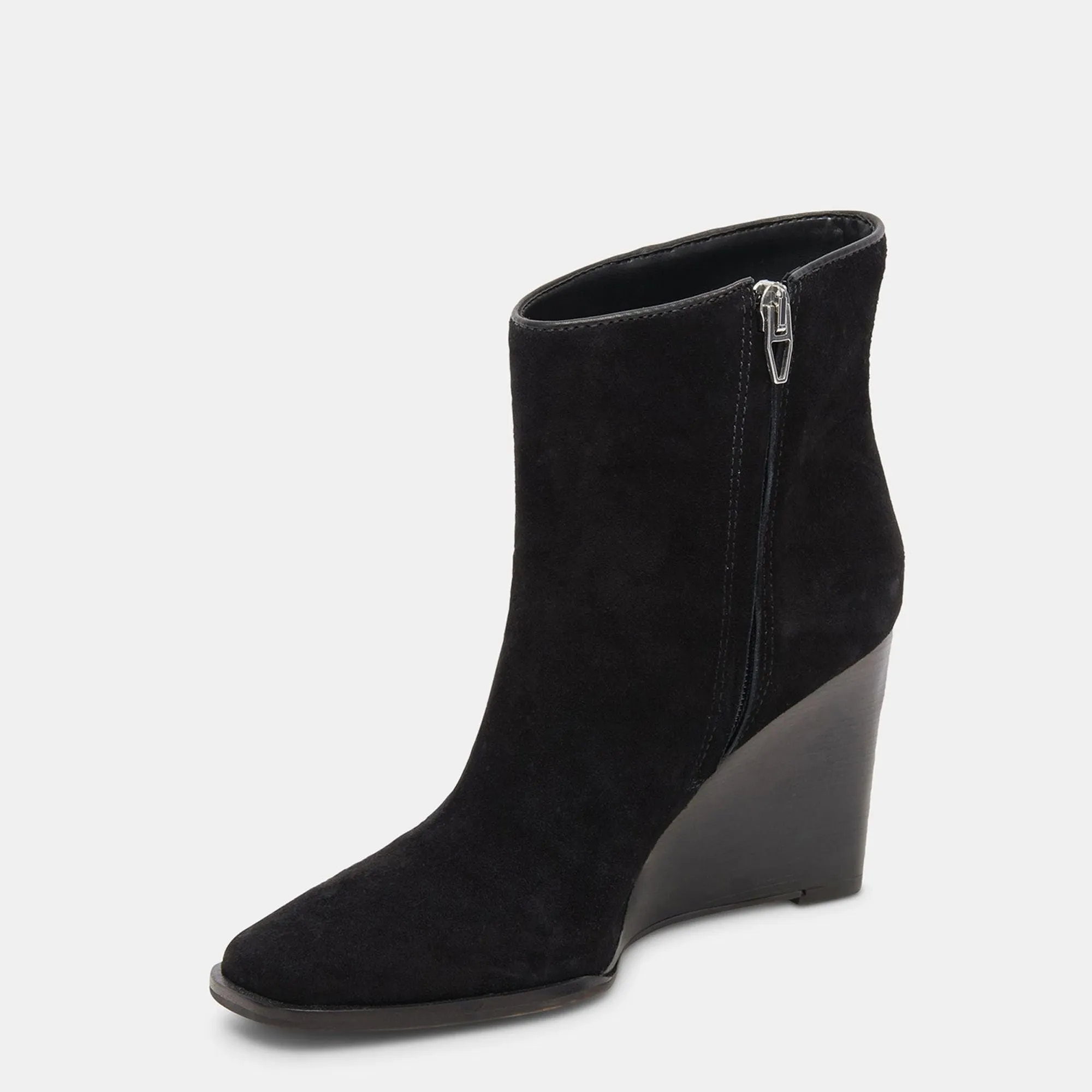 SUSANN WIDE BOOTIES ONYX SUEDE