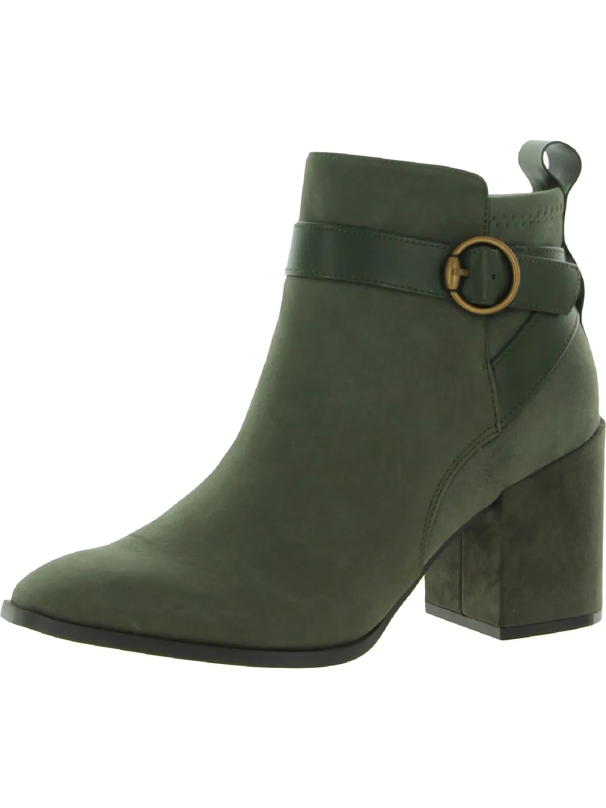 Tenley Womens Zipper Square Toe Booties