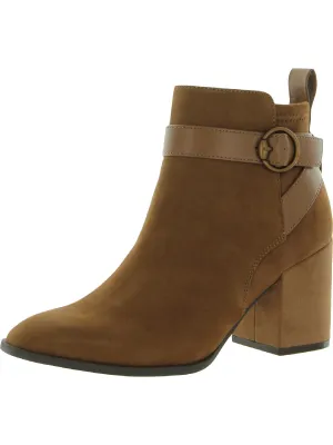 Tenley Womens Zipper Square Toe Booties