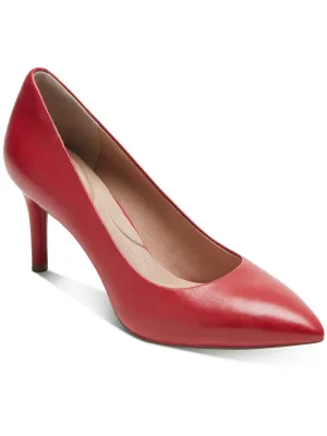 TM 75mmpth Womens Leather Pointed Toe Pumps