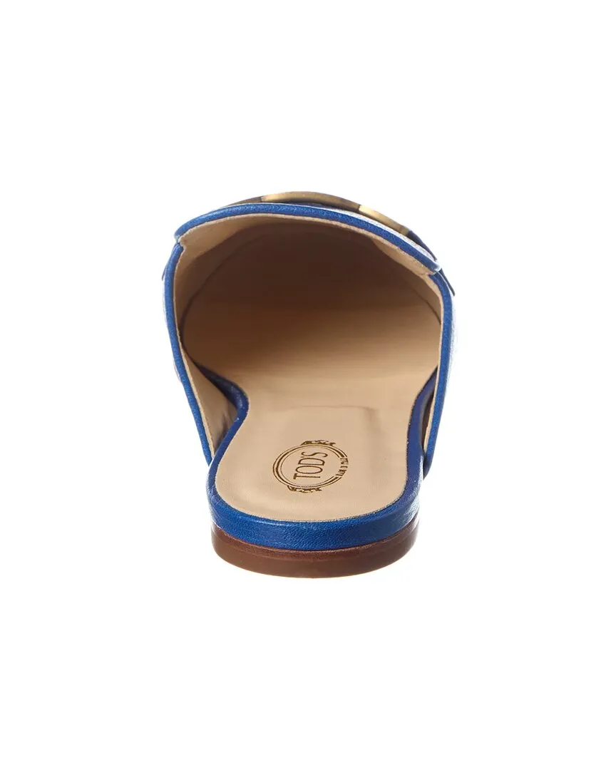 TOD’s Chain Link Detail Leather Mule