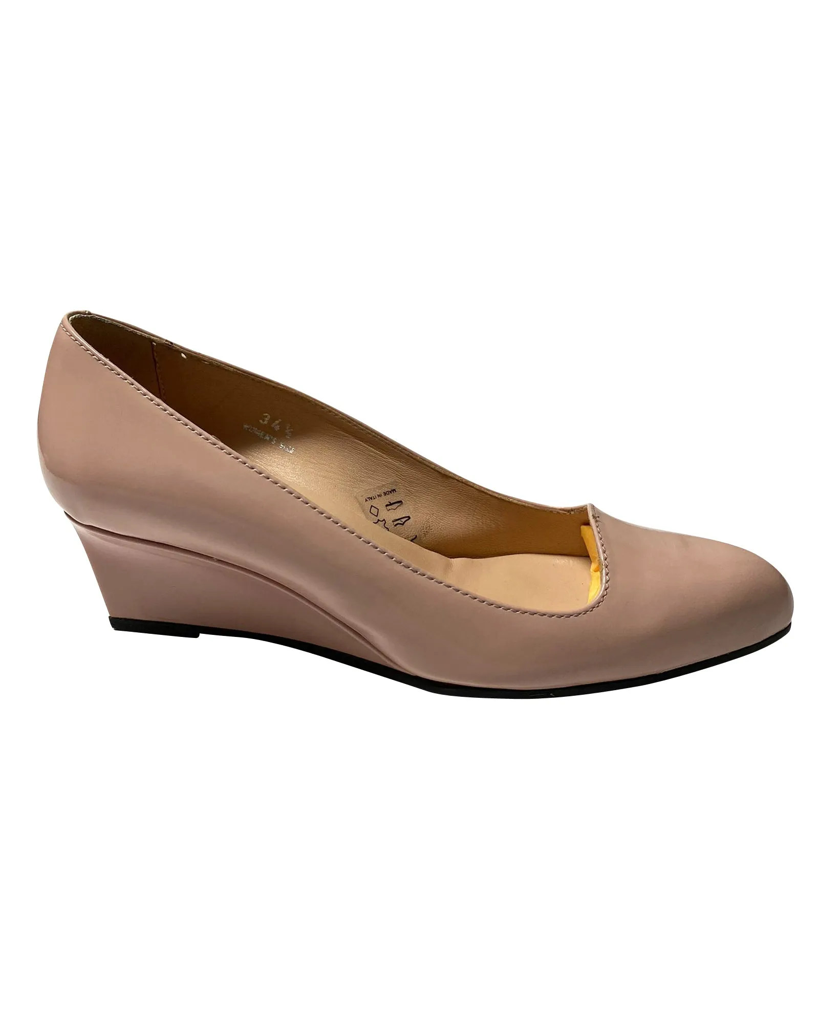 Tod's Pointed Wedge in Pink Leather