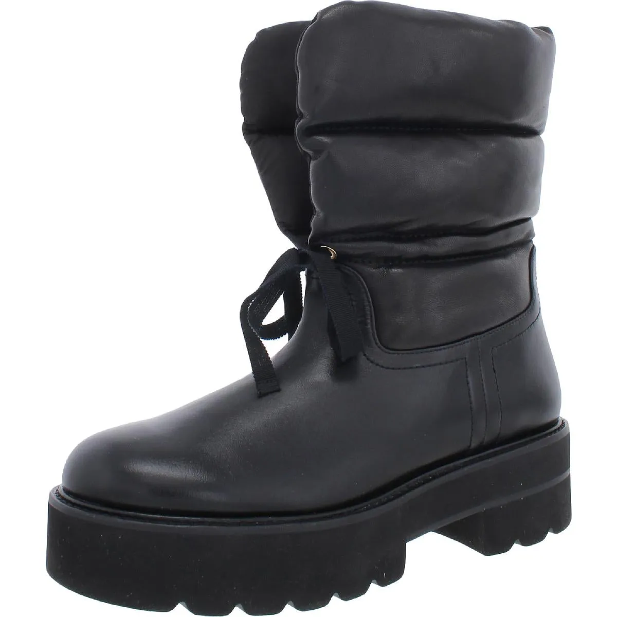 Tyler Ultralift Womens Leather Slip On Mid-Calf Boots