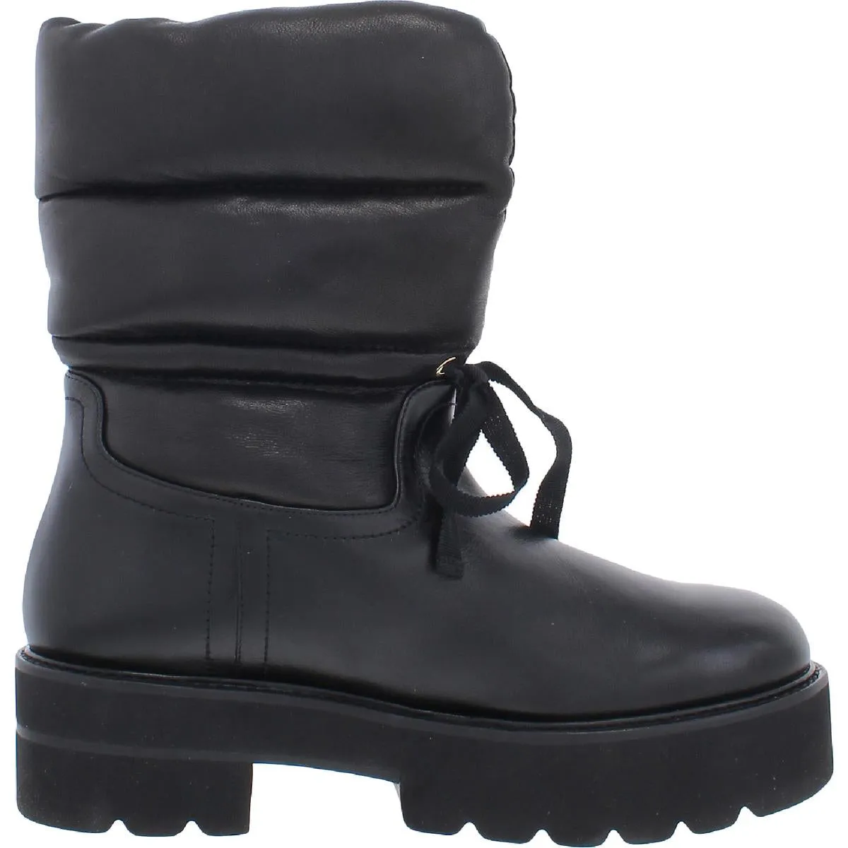 Tyler Ultralift Womens Leather Slip On Mid-Calf Boots