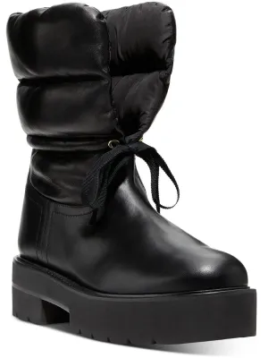 Tyler Ultralift Womens Leather Slip On Mid-Calf Boots
