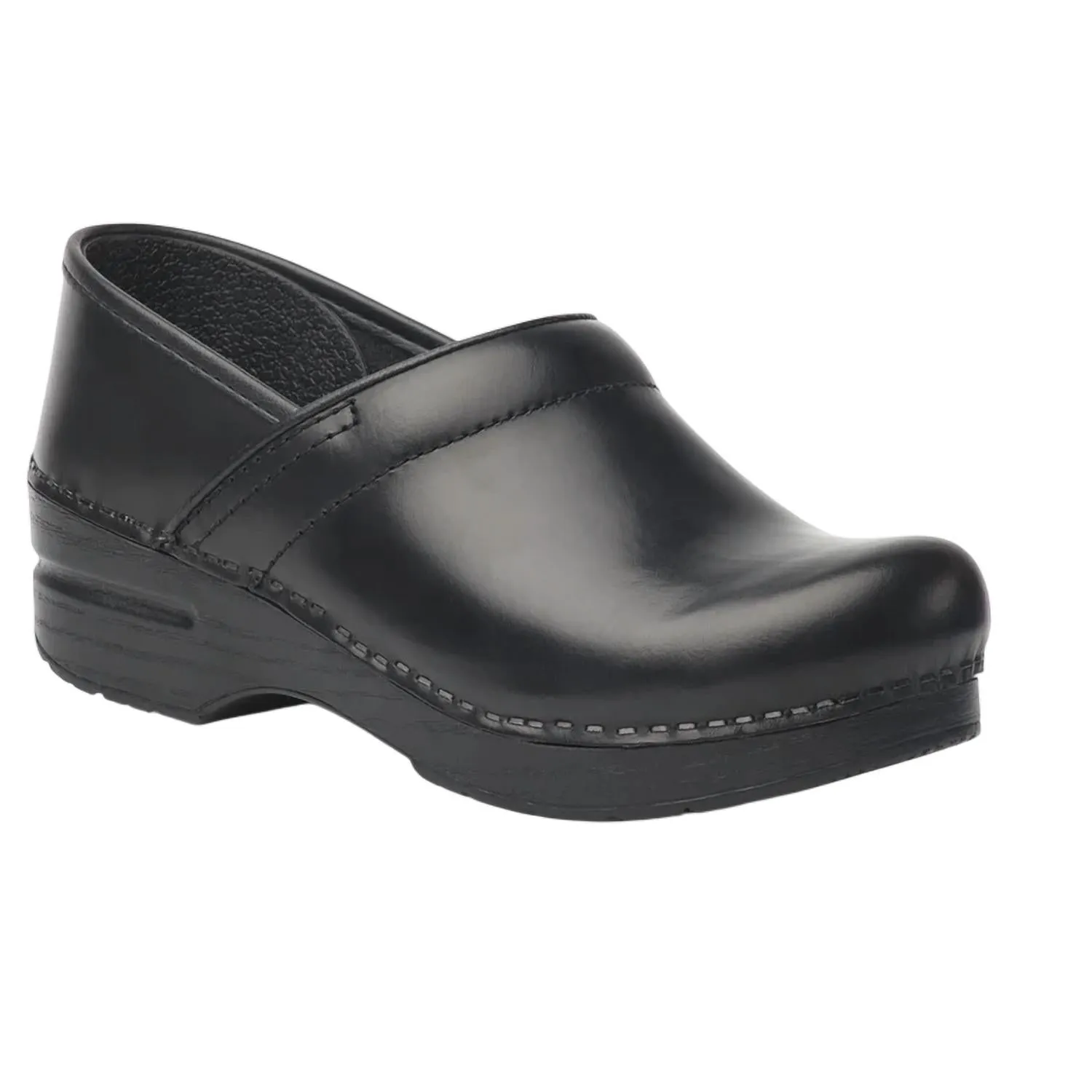 Unisex Professional Wide Cabrio Clog In Black