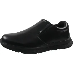 Vadez Mens Slip Resistant Faux Leather Work & Safety Shoes