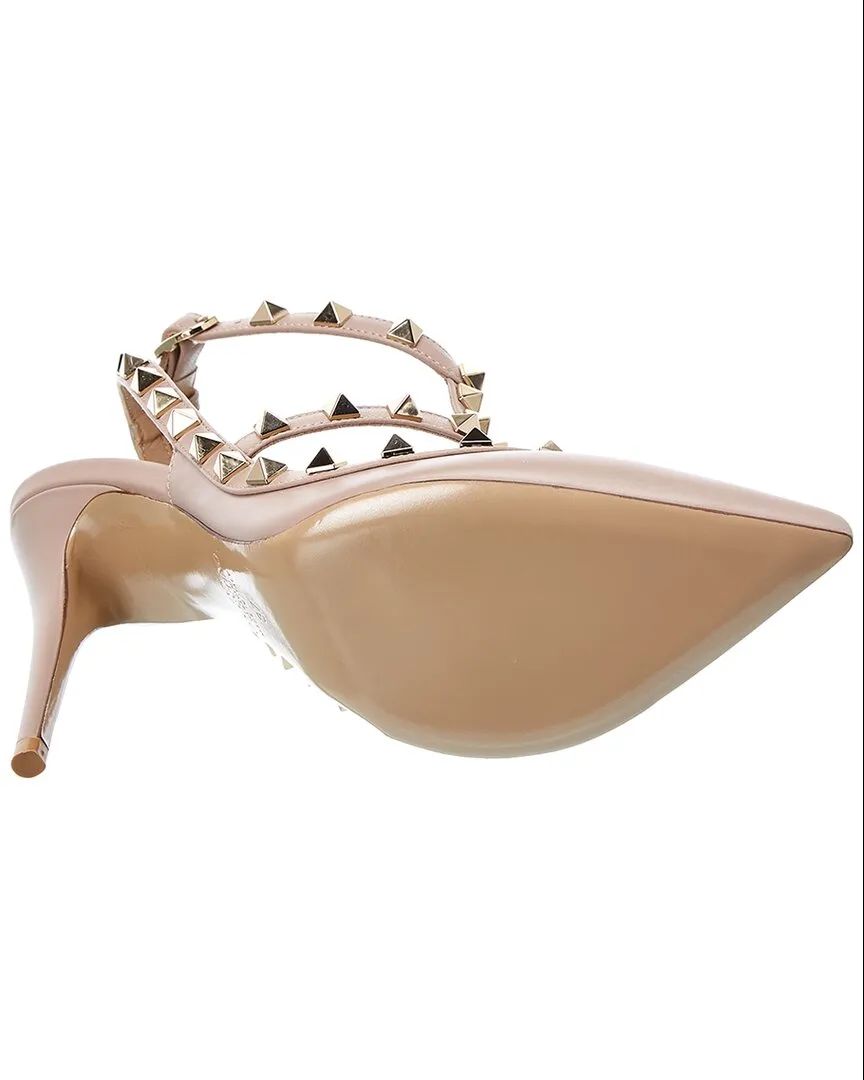 Valentino Rockstud Caged 100 Leather Pump