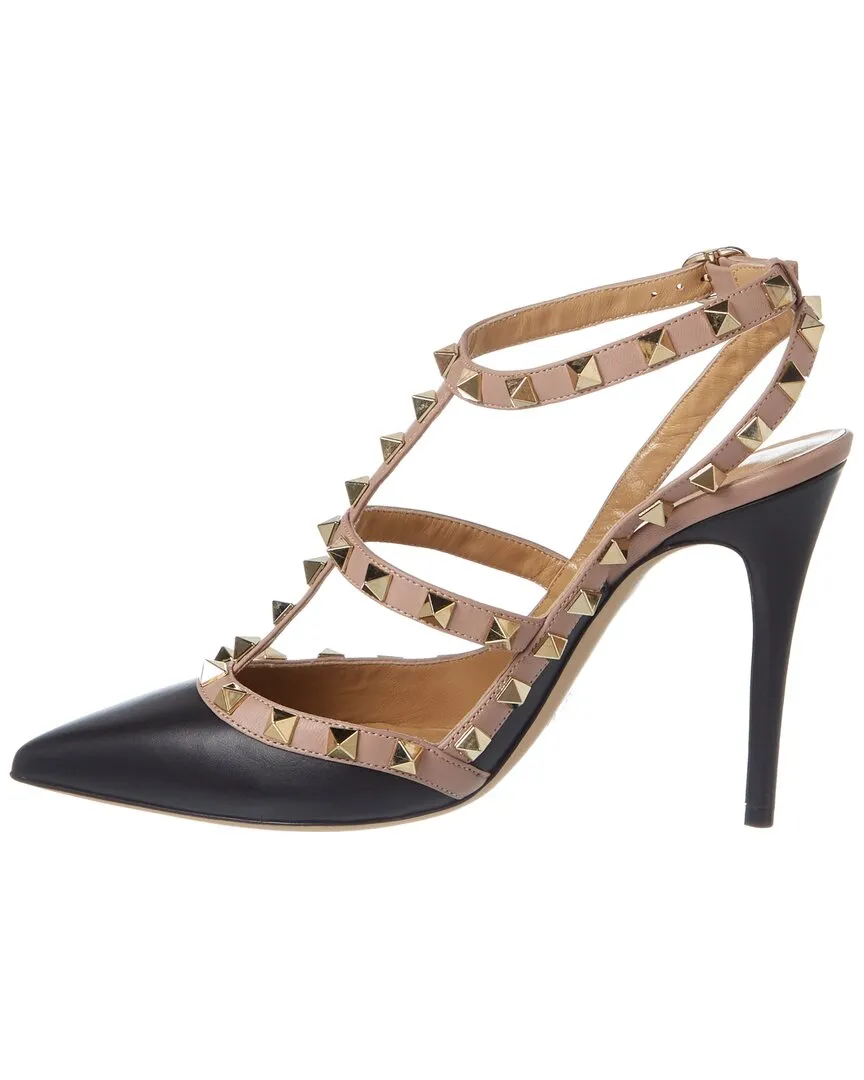 Valentino Rockstud Caged 100 Leather Pump