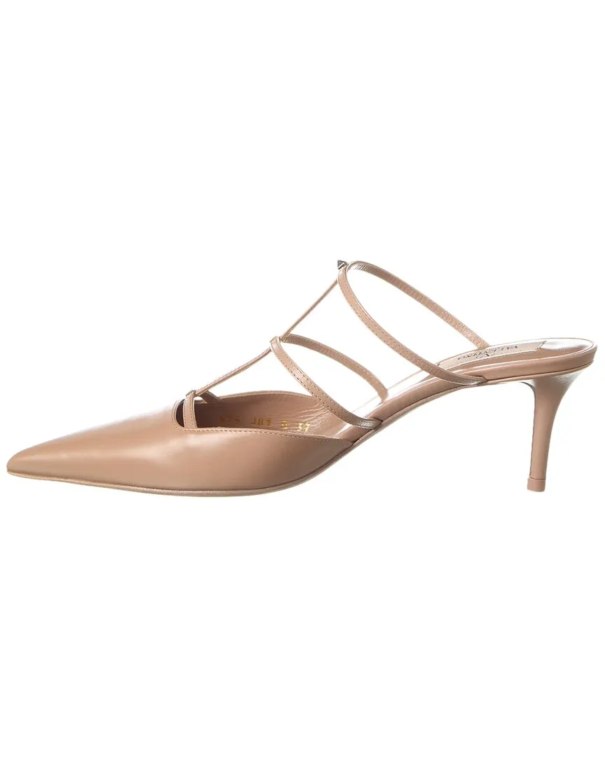 Valentino Rockstud Wipsy 50 mm Leather Mule