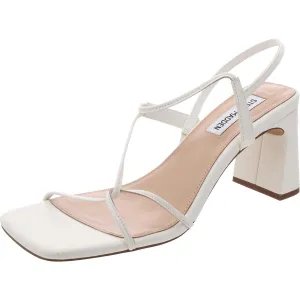 Valora Womens Strappy Leather Slingback Heels