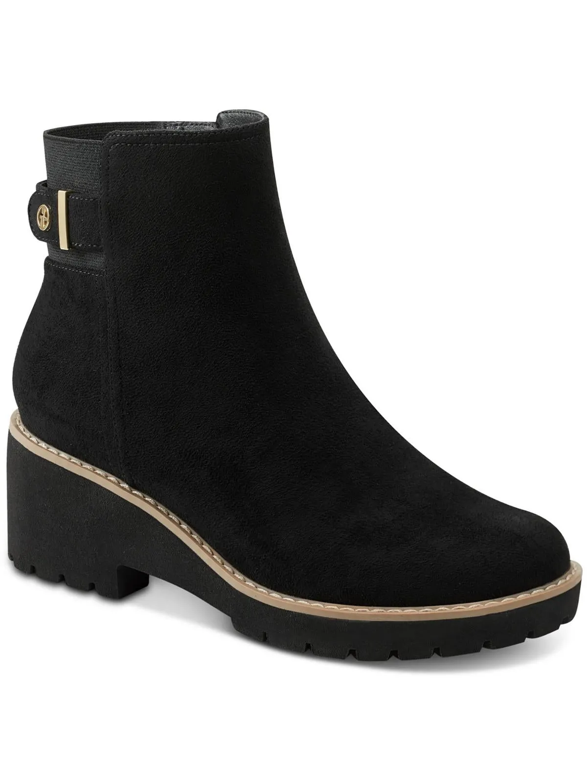 Veda Womens Faux Suede Ankle Booties