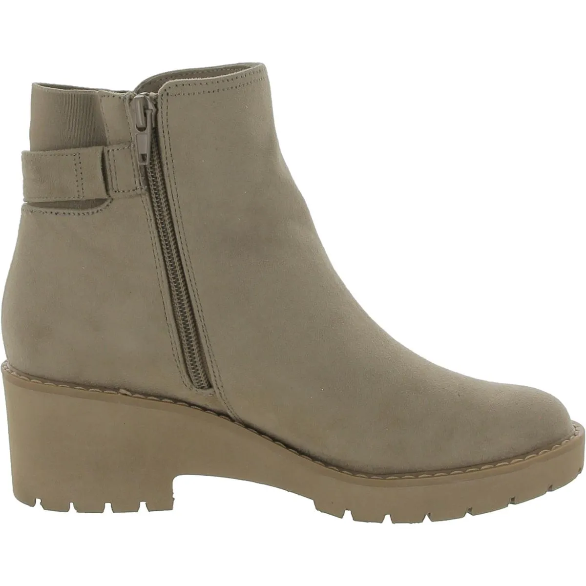 Veda Womens Faux Suede Ankle Booties