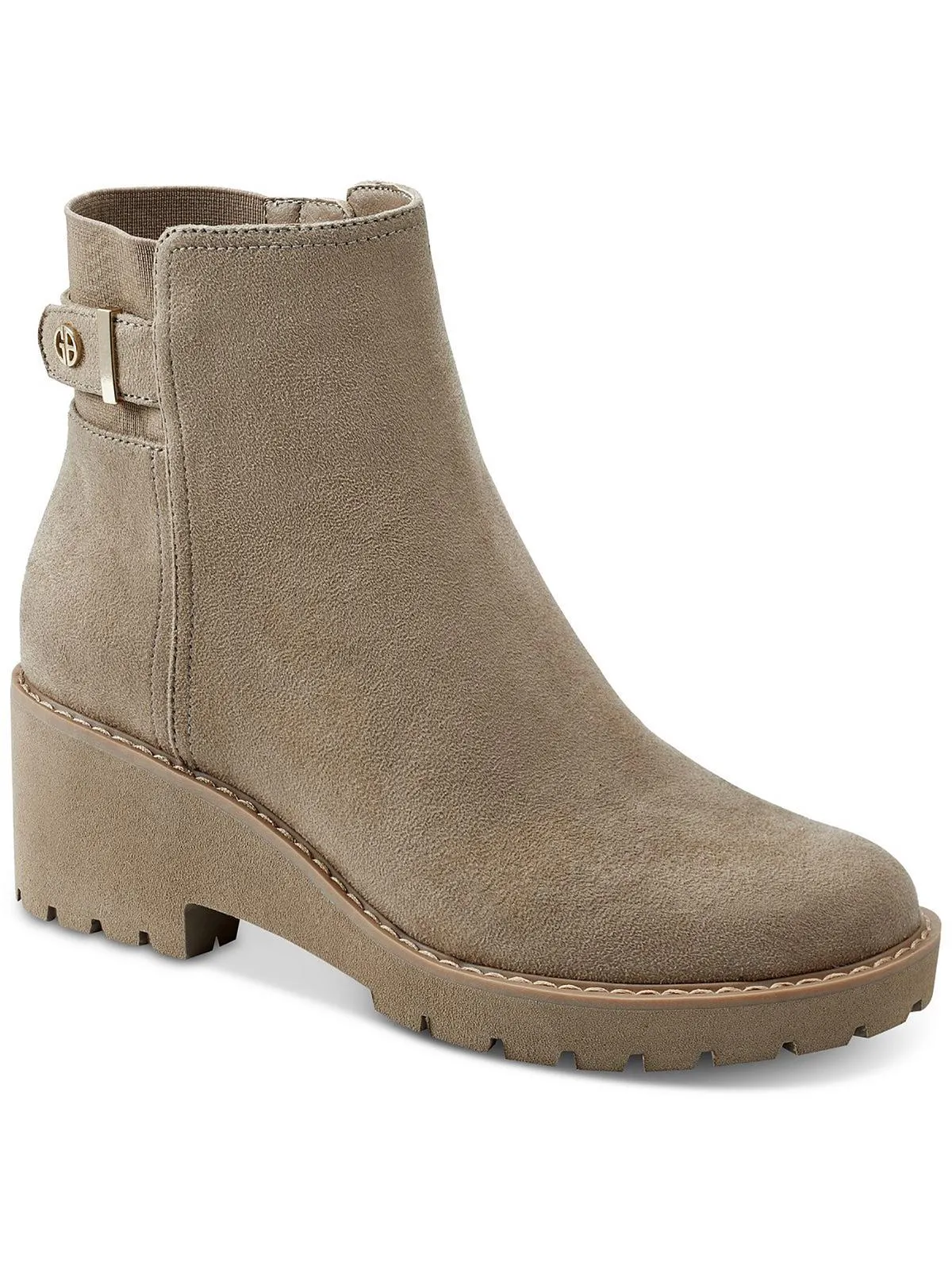 Veda Womens Faux Suede Ankle Booties