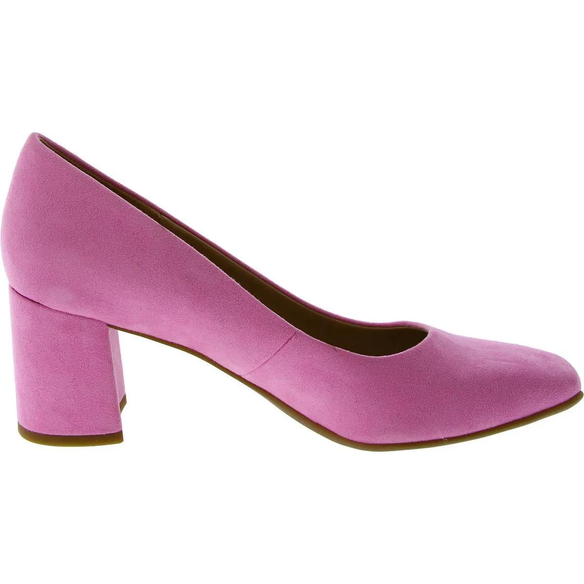 Warner Womens Padded Insole Square Toe Block Heels