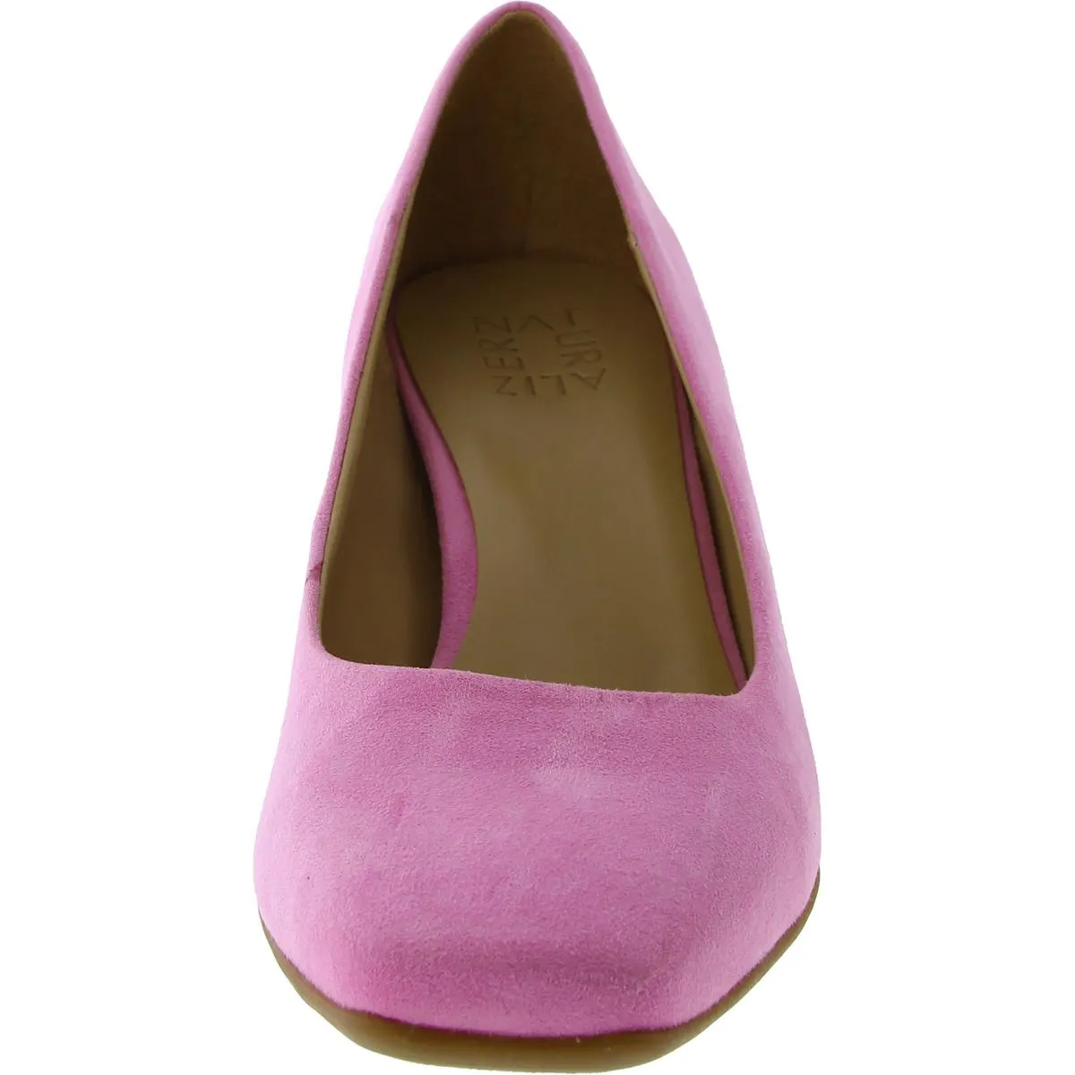 Warner Womens Padded Insole Square Toe Block Heels