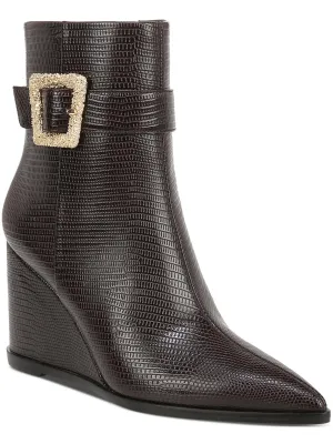 Weslie 2 Womens Faux Leather Booties