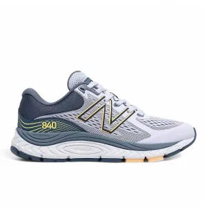 Women's 840 V5 Running Shoes In Light Grey/yellow