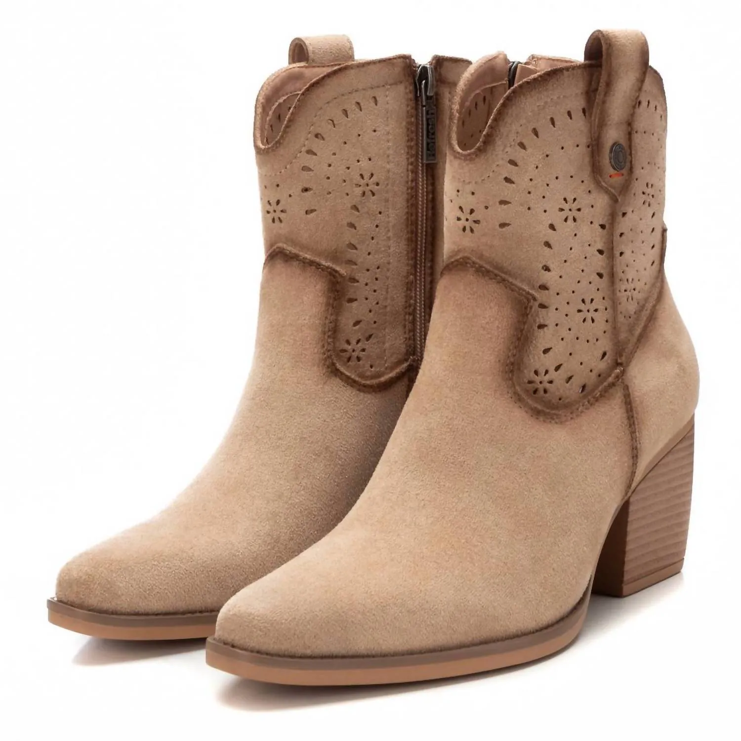 Women's Ankle Booties In Beige
