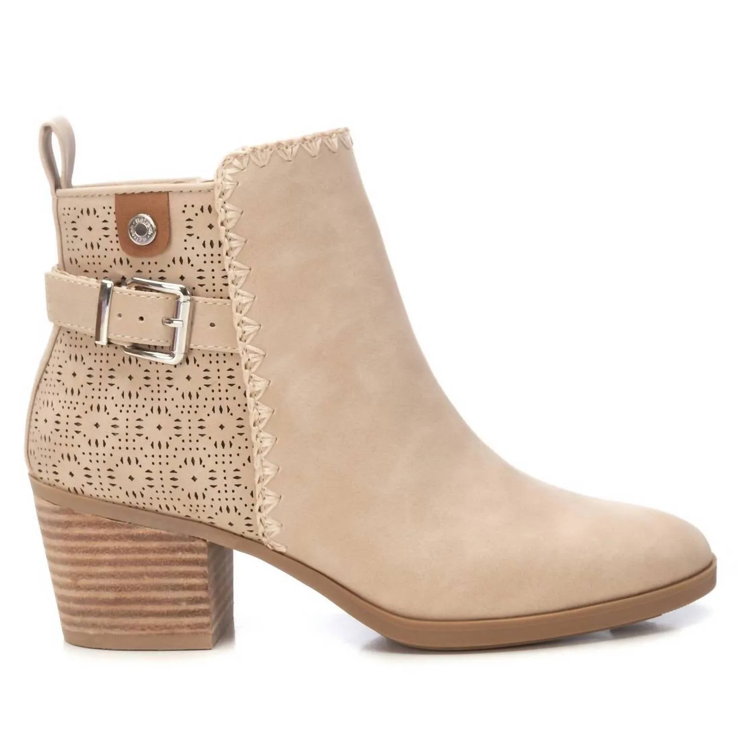 Women's Ankle Booties In Beige
