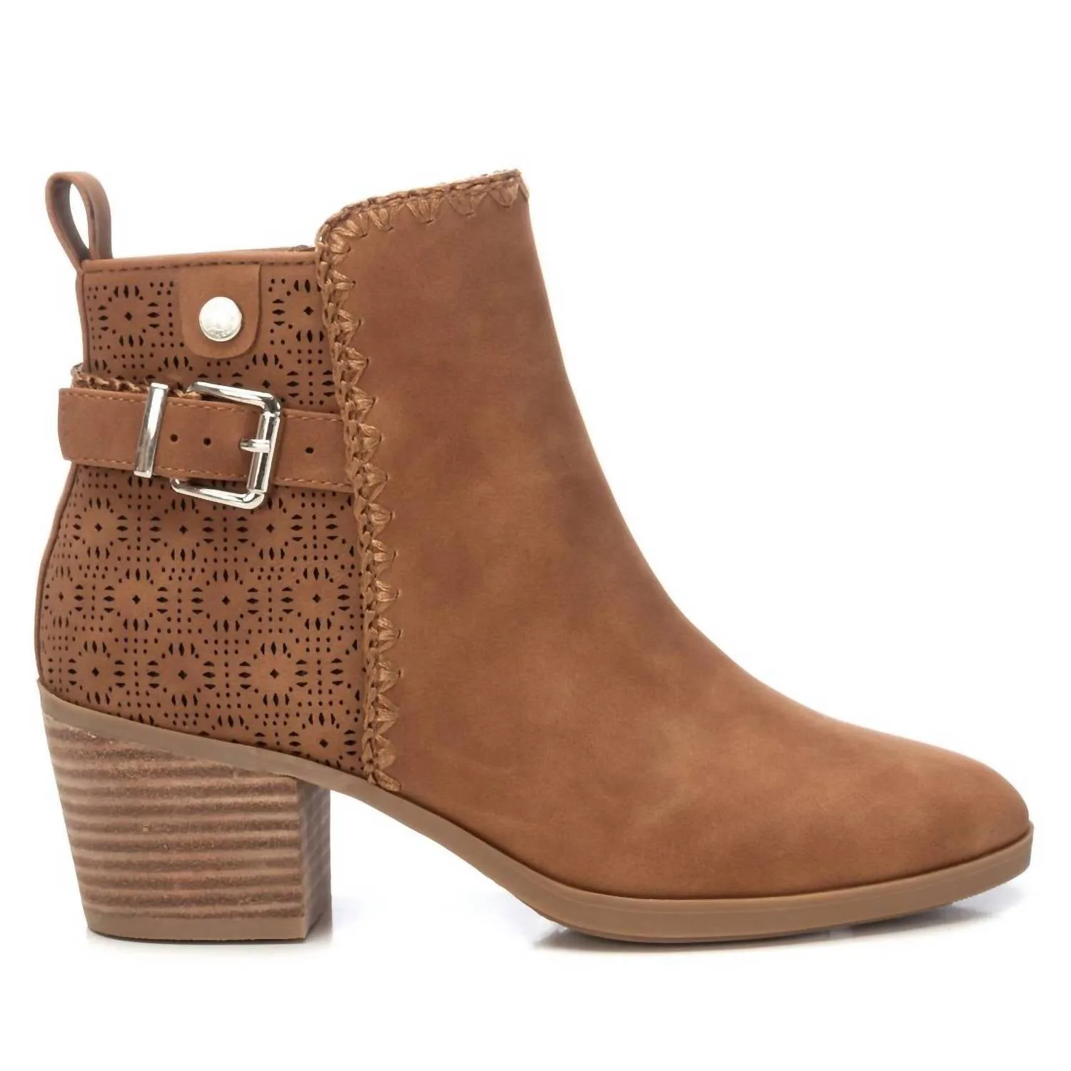 Women's Ankle Booties In Camel
