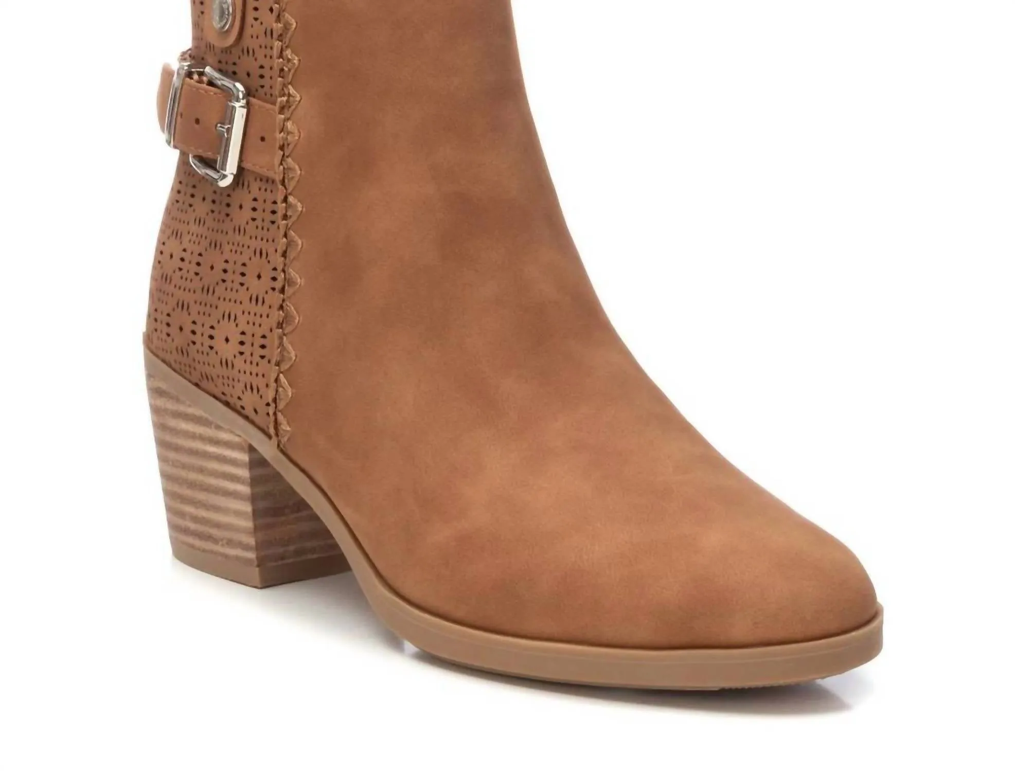 Women's Ankle Booties In Camel