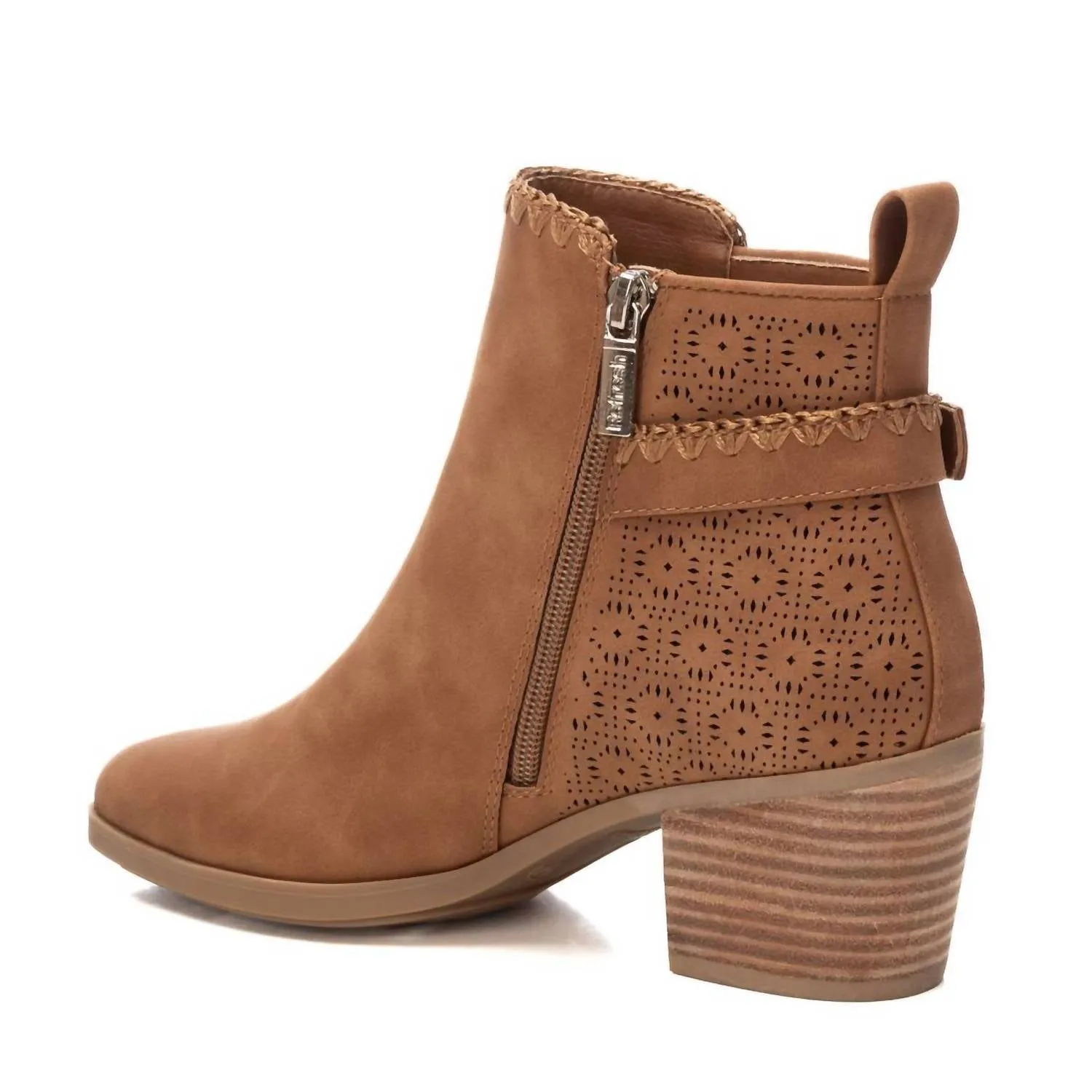 Women's Ankle Booties In Camel