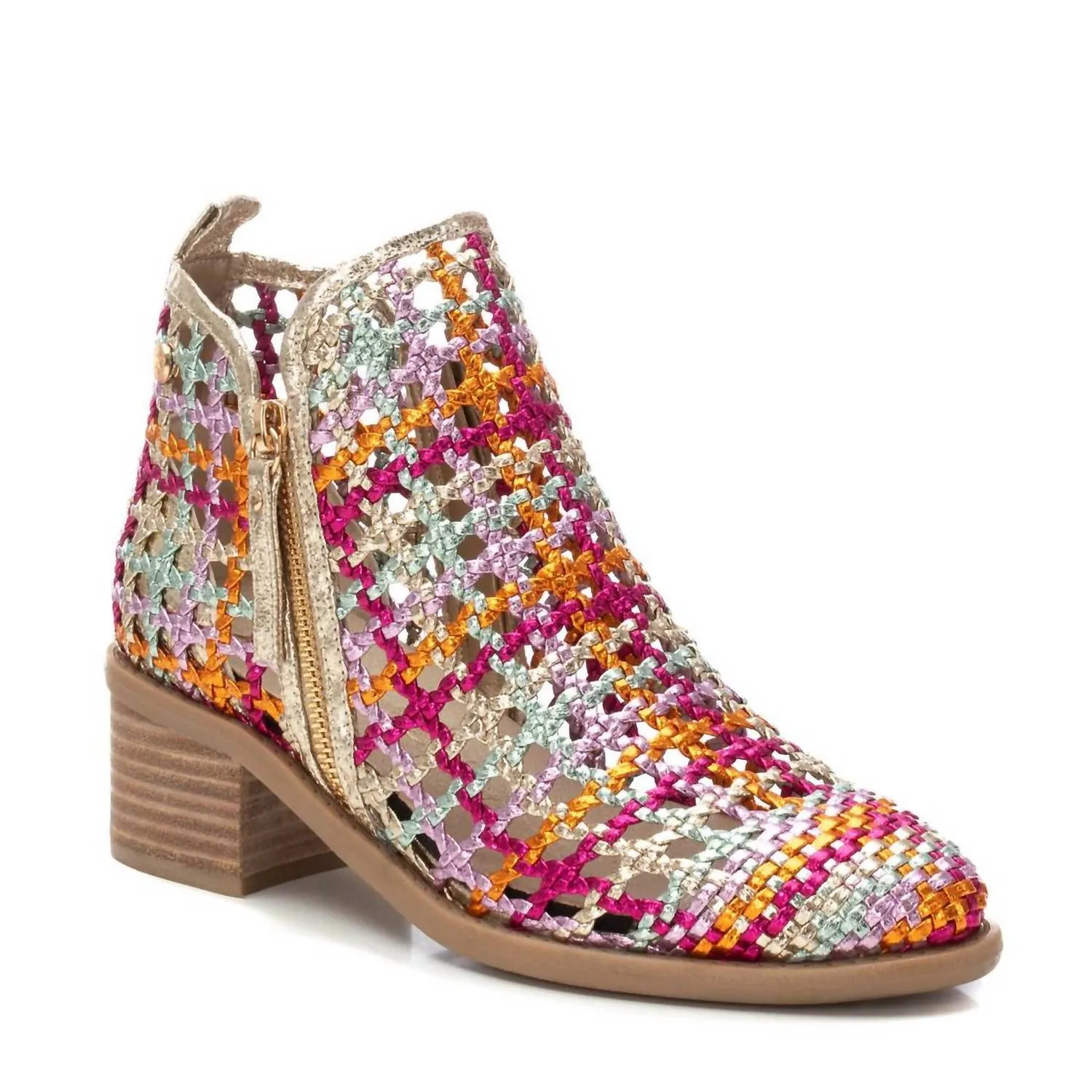 Women's Ankle Booties In Fuxia