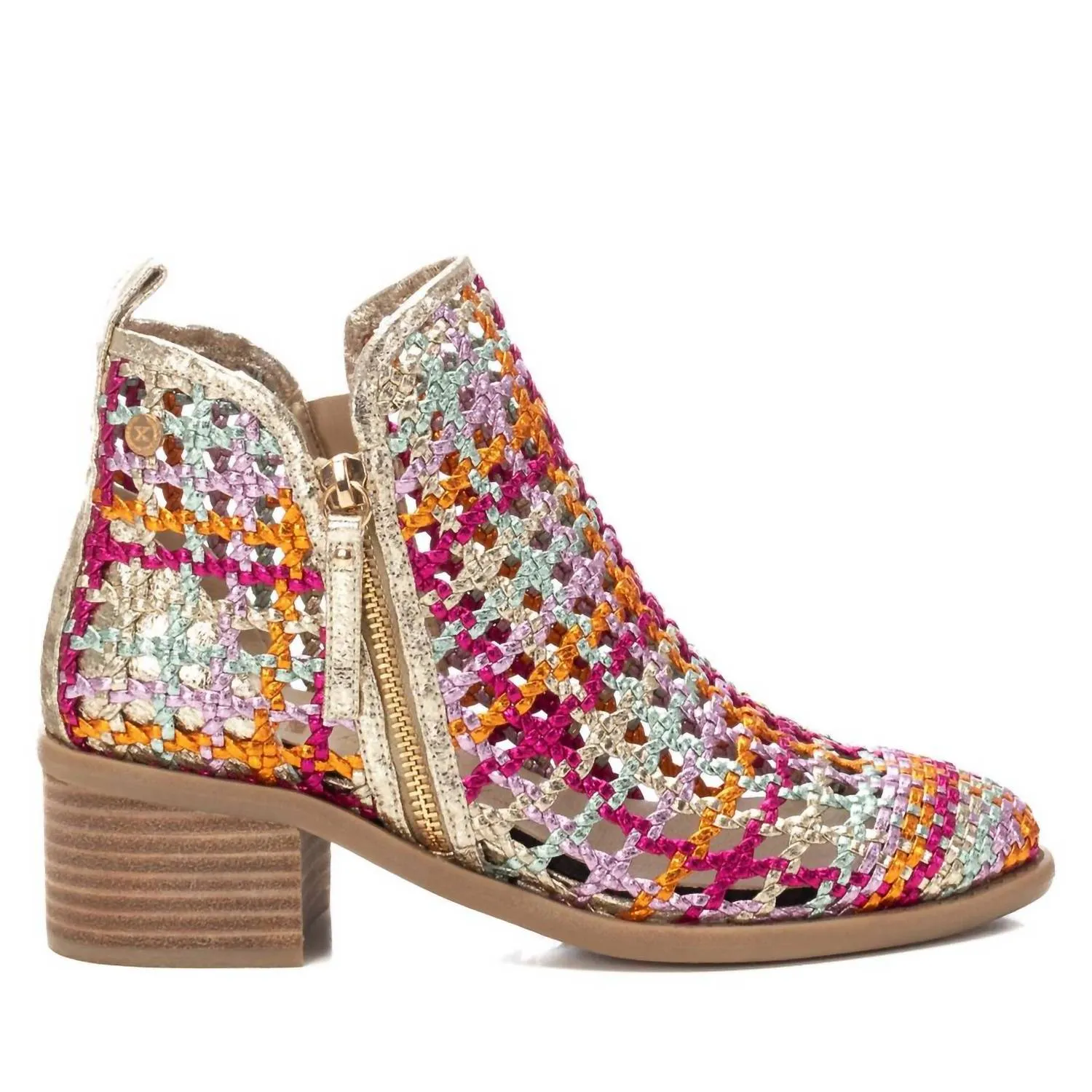 Women's Ankle Booties In Fuxia