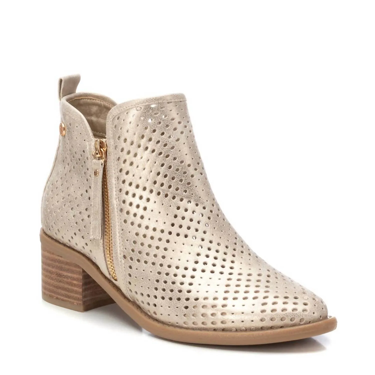 Women's Ankle Booties In Gold