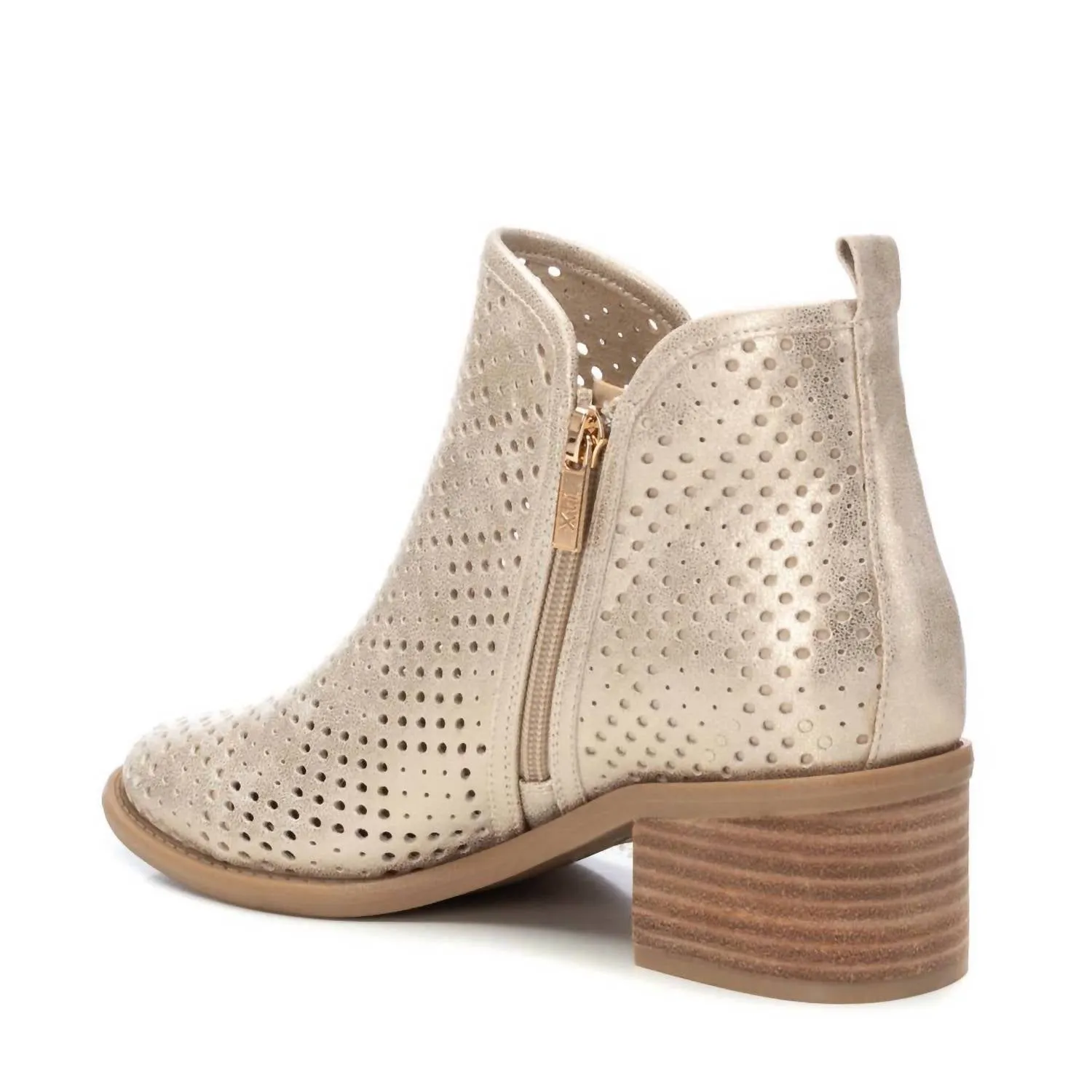 Women's Ankle Booties In Gold