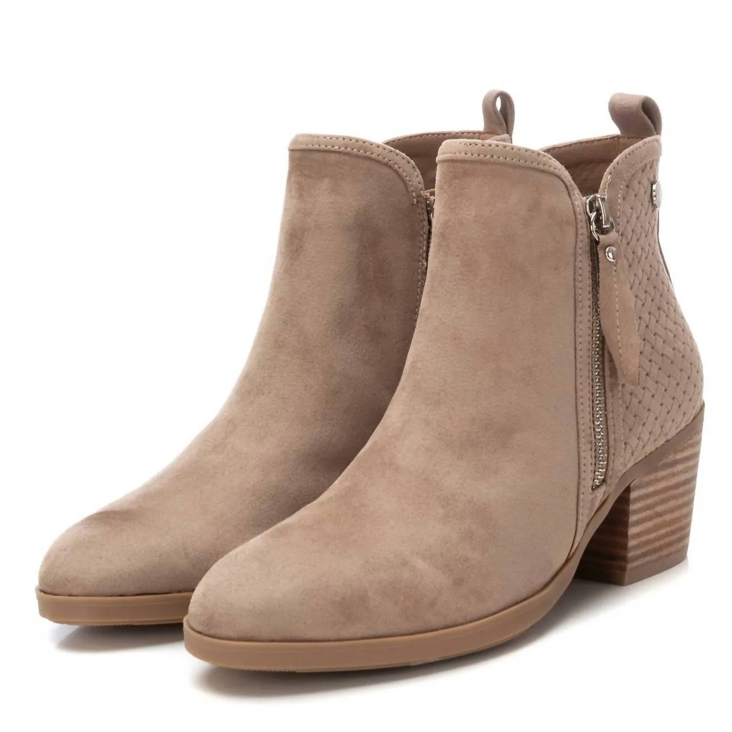 Women's Ankle Booties In Taupe