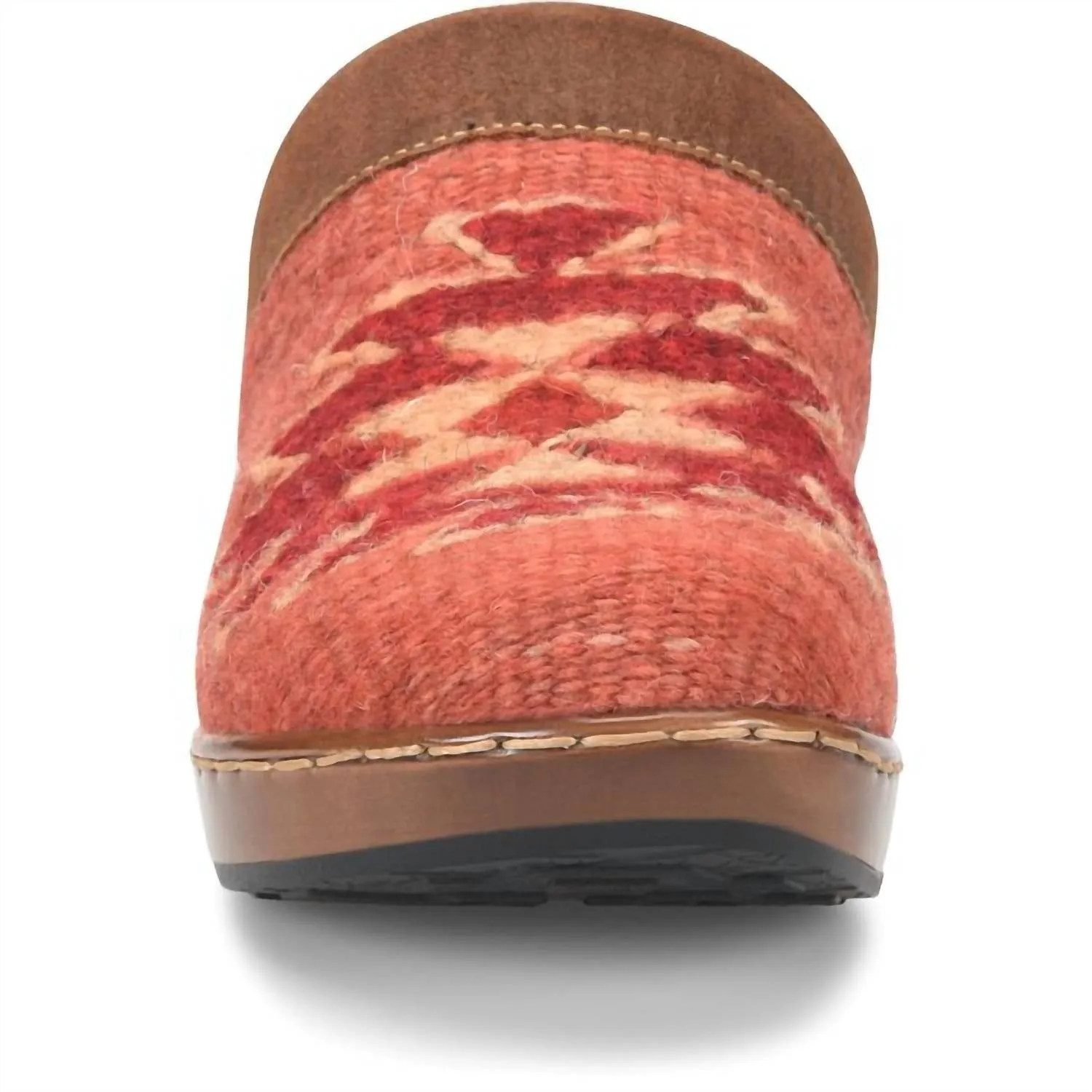 Women's Bandy Comfort Clog In Brown/rust