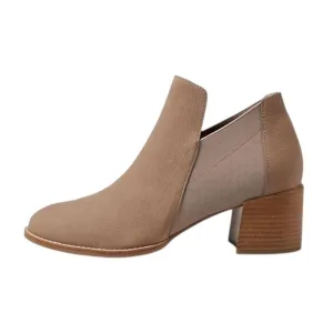 Women's Bayo Earth Booties In Earth Tumbled Nubuck